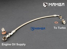Turbo oil feed - line, for