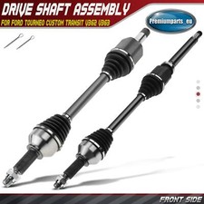 2x Drive Shaft Front for Ford Transit Tourneo Custom Transit Custom V362 V363