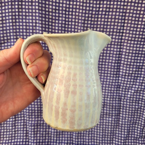 Studio pottery stoneware lilac - pottery,