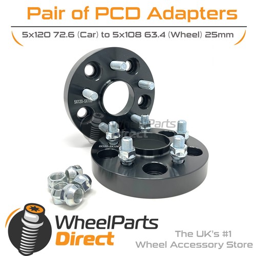Adapters 5x120 to 5x108 - 5x120,