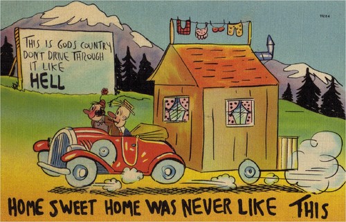 Vintage travel trailer - travel,