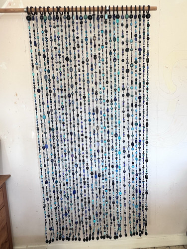 Boho bead curtain