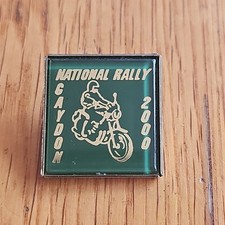 Motor cycle road racing badge