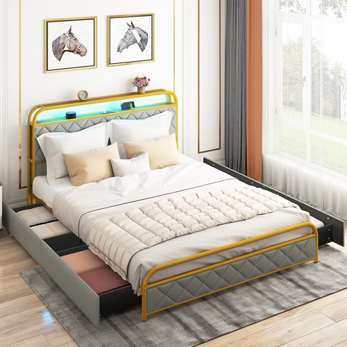 King size modern faux leather - king,