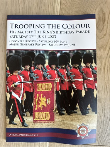 Trooping the colour - trooping,