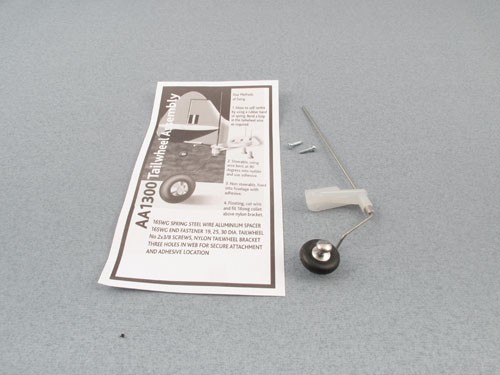 Radio active tailwheel bracket - radio,