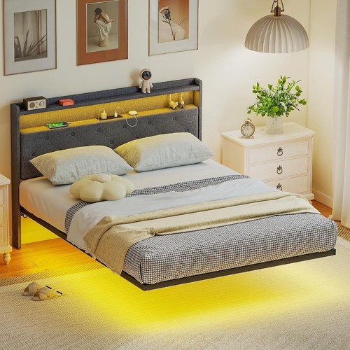Homcom 4ft6 double bed - homcom,