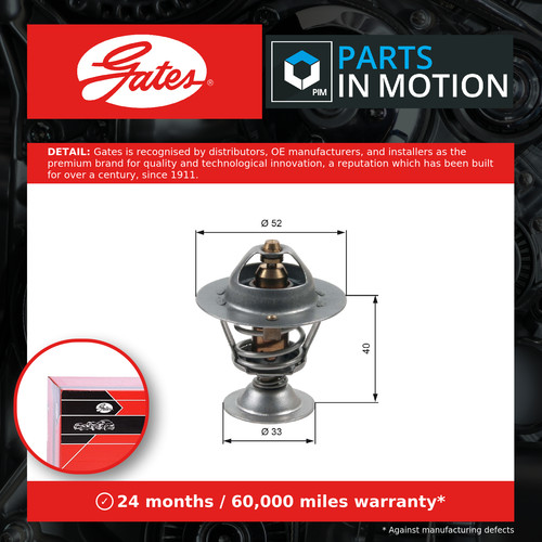 Coolant thermostat fits land - coolant,