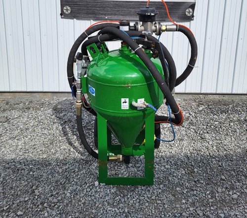 New sand blaster blasting - sand,