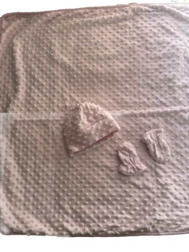 Baby girls pink piece shawl - ,