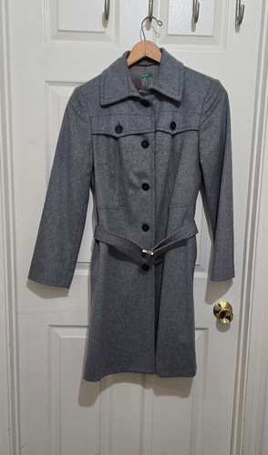 Vintage benetton grey wool - vintage,