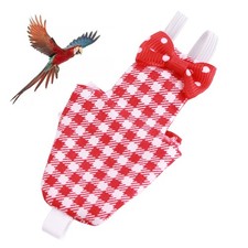 Bird Diaper Adjustable Red