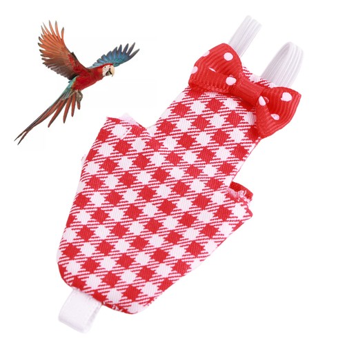 Bird diaper adjustable red - bird,