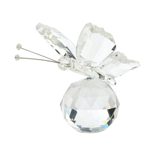 Crystal butterfly figurine - crystal,