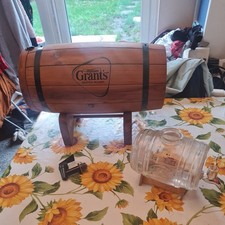 Vintage Grants Whiskey Barrel