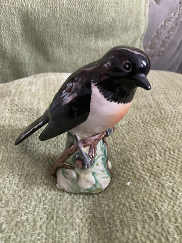 Beswick stonechat vintage bird - beswick,