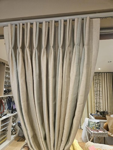 Lytham stripe duck egg - stripe, grey