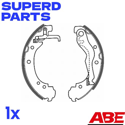 Brake shoe fits mercedes - fits:,