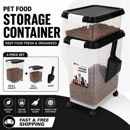 50l pet food - container, dog