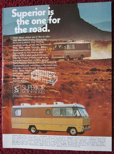 1973 superior mobil - mobil, homes