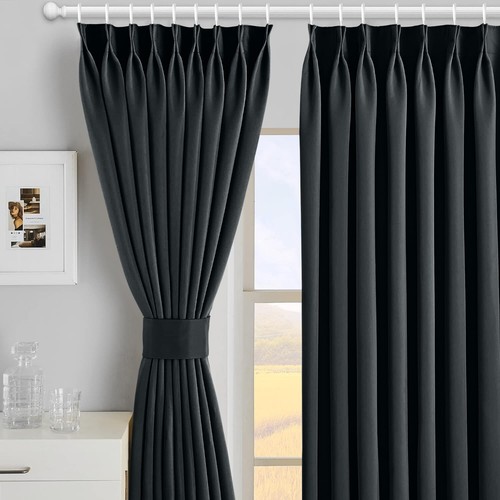 Pencil pleat blackout curtains - pencil,