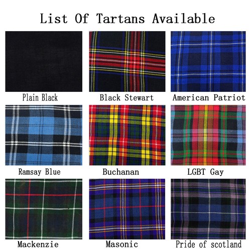 Men scottish yard kilt - men's,