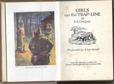 Girls on the Trap-Line by E E Cowper c1911 illustrated by A Leo Knopf good