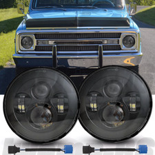 2PCS 7" inch Round Led