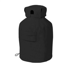 Black BBQ Propane Tank Cover