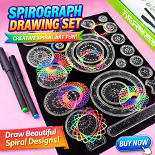 22Pcs Spirograph Drawing Set