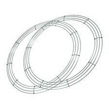 2Pcs 18" Metal Wire Wreath