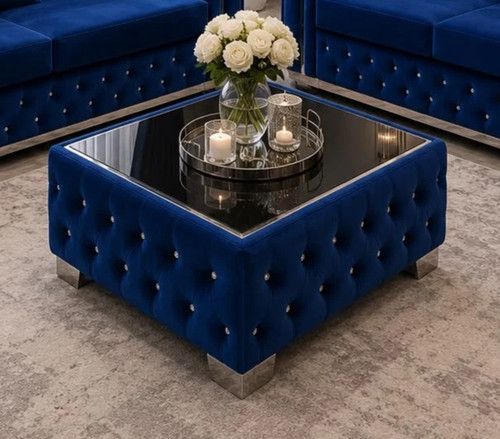 Velvet chesterfield sofa - velvet,