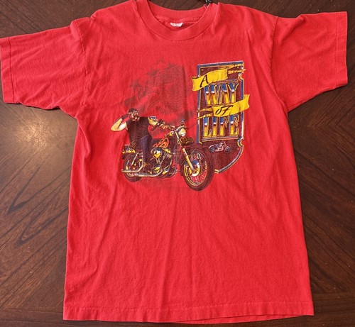 Vintage red biker eagle - eagle, “a