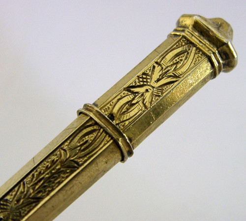 French solid silver - solid, gilt