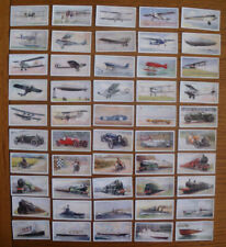 Full set of WILLS SPEED 1930 cigarette cards VG condition