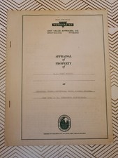 1942 D. L. Clark Company Appraisal Pittsburgh Pennsylvania Ephemera RARE