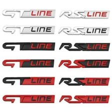 3D Metal GT RS LINE Rear Boot