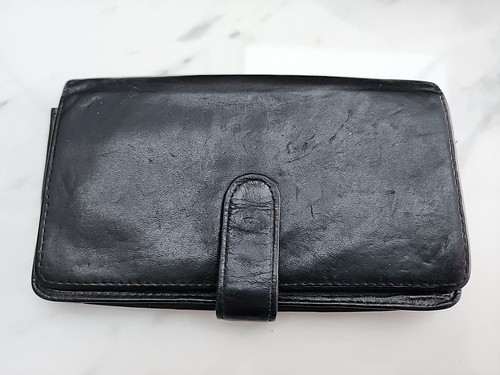Psion black leather case - case, for