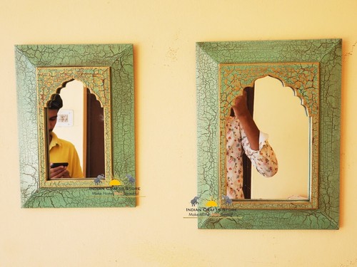 Wooden mirror frame - mirror, unique
