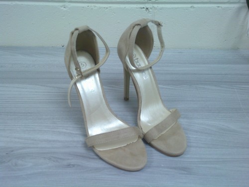 Boohoo nude strappy high heel - high,