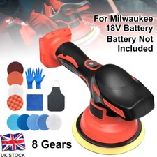 Cordless Rotary Car Polisher Buffer Sander Polishing Machine 6"For Milwaukee 18V