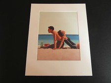 JACK VETTRIANO"BEACH LOVERS" MOUNTED ART PRINT SINGLE MOUNT