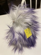 Plush Purple Fluffy Chicken