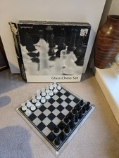 Glass Chess Set Crystal