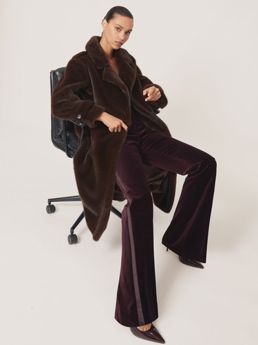 Reiss womens coat brown - coat, xs