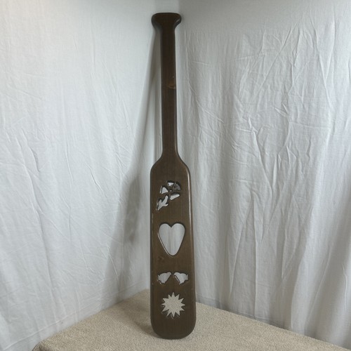 Vintage wooden oar wall art - wall,