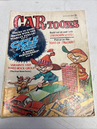 Cartoons mag aug 1974 hot - 1974~hot, rod