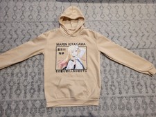 Naruto Cream Hoodie M Medium - Very Good Condition
