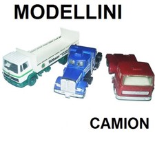 Series of scale model trucks