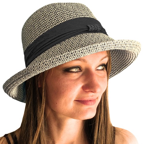 Summer sun straw hat - straw,